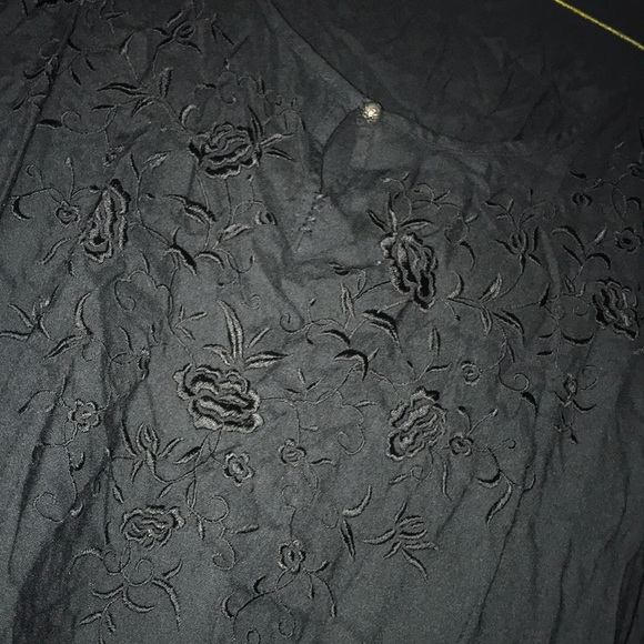 Black Bell Sleeve Tunic Dress - Picture 4 of 4